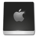 Disc Apple White Icon 128x128 png